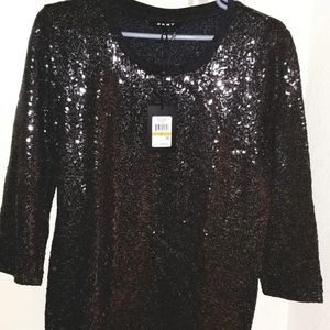 Dkny sequin shirt